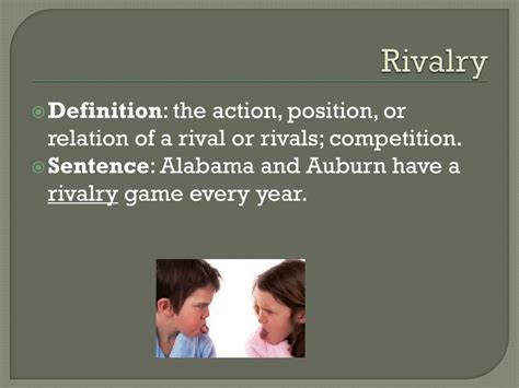 school rivalry meaning